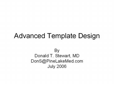 presentation player overlay