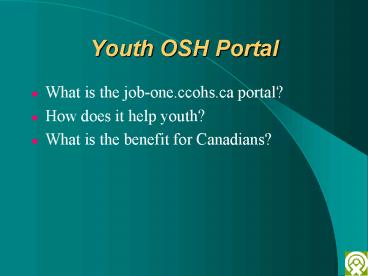 Youth OSH Portal