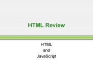 HTML Review