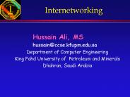 Internetworking