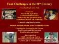 Food Challenges in the 21st Century PowerPoint PPT Presentation