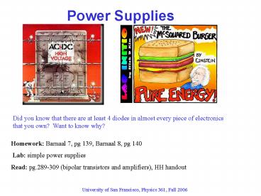 Power Supplies