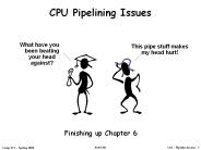CPU Pipelining Issues