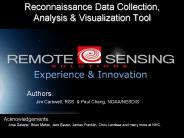 Reconnaissance Data Collection, Analysis