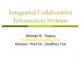 Integrated Collaborative Information Systems PowerPoint PPT Presentation