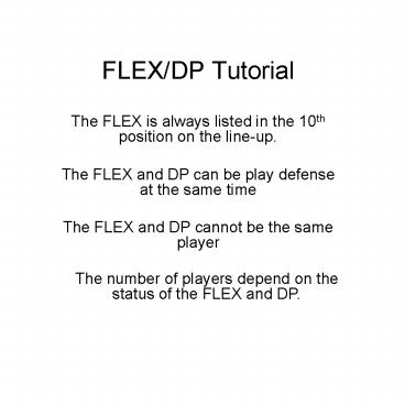 presentation player overlay