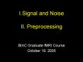 Signal and Noise II' Preprocessing PowerPoint PPT Presentation