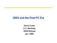 ISRG and the PostPC Era