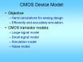 CMOS Device Model PowerPoint PPT Presentation