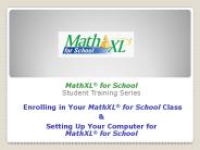 MathXL for School