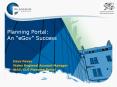 Planning Portal: An eGov Success PowerPoint PPT Presentation