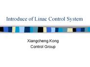 Introduce of Linac Control System