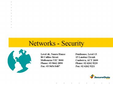 Networks Security
