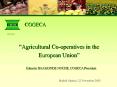 Agricultural Cooperatives in Europe