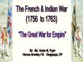 The French-Indian War PowerPoint PPT Presentation