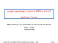 Large Liquid Argon Detector R PowerPoint PPT Presentation