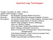 Quantum Leap Technologies