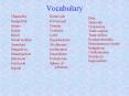 Vocabulary PowerPoint PPT Presentation
