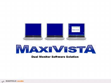 Dual Monitor Software Solution