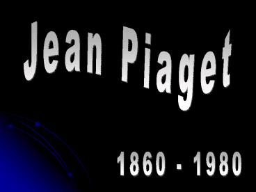 Jean Piaget