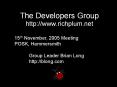 The Developers Group http:www'richplum'net PowerPoint PPT Presentation
