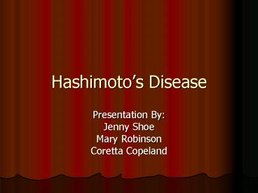 Hashimotos Disease