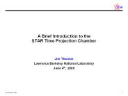 A Brief Introduction to the STAR Time Projection Chamber