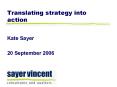 Translating strategy into action PowerPoint PPT Presentation