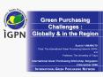 Green Purchasing Challenges : Globally PowerPoint PPT Presentation