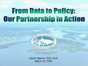 Lisa B' Beever, PhD, AICP