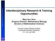 Interdisciplinary Research