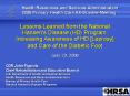 Lessons Learned from the National Hansen's Disease HD Program: Increasing Awareness of HD Leprosy an PowerPoint PPT Presentation