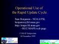 Operational Use of the Rapid Update Cycle PowerPoint PPT Presentation