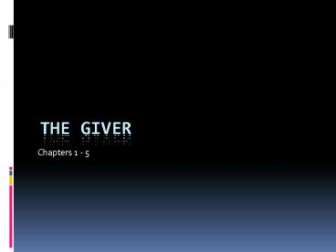 The Giver