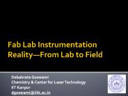 Fab Lab Instrumentation Reality