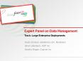 Expert Panel on Data Management PowerPoint PPT Presentation