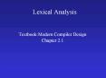 Lexical%20Analysis PowerPoint PPT Presentation