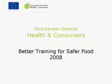 DirectorateGeneral Health