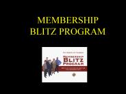 MEMBERSHIP BLITZ PROGRAM