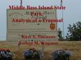 Middle Bass Island State Park: Analysis of a Proposal PowerPoint PPT Presentation