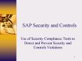 SAP Security and Controls PowerPoint PPT Presentation