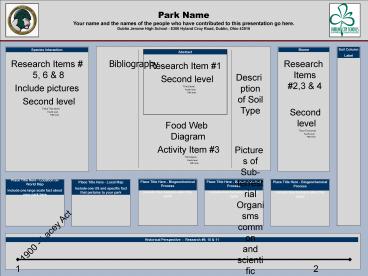 PPT 48x36 Poster Template PowerPoint presentation free to view id