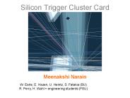 Silicon Trigger Cluster Card