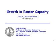 Growth in Router Capacity
