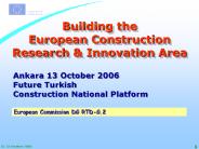 Building the European Construction Research