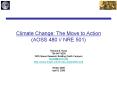 Climate Change: The Move to Action (AOSS 480 // NRE 501) PowerPoint PPT Presentation