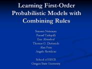 Learning First-Order Probabilistic Models with Combining Rules