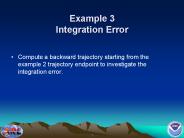 Example 3 Integration Error