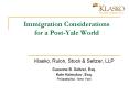 Immigration Considerations for a Post-Yale World PowerPoint PPT Presentation