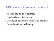 GIS in Water Resources: Lecture 1